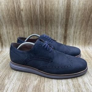 Cole Haan Original Grand Wingtip Suede Lace Oxford Shoes C26473 Men’s Size 10.5